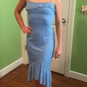 Powder blue cocktail /party dress